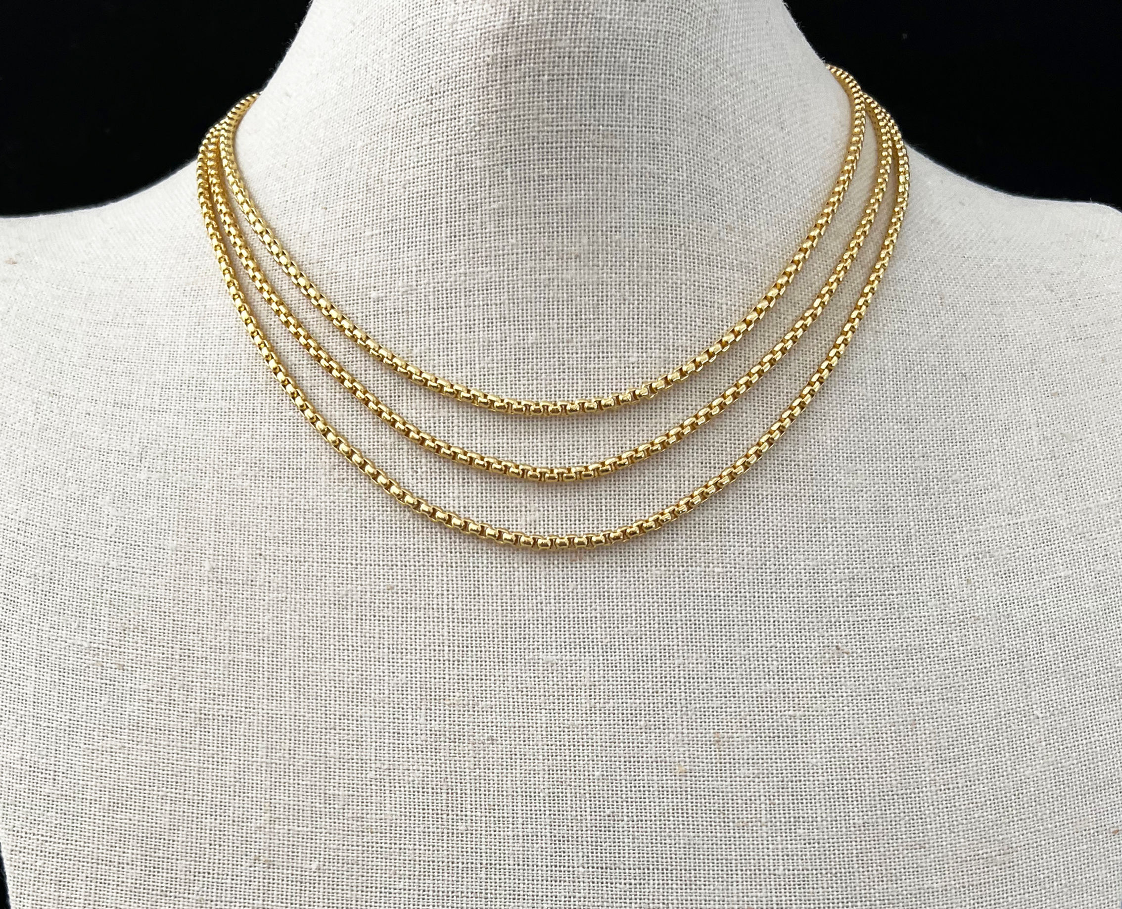 COLLAR TRES CADENAS