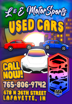 L&E Motorsports Promo Flyer - Digital Art