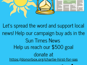 Goal: Sun Times News advertising