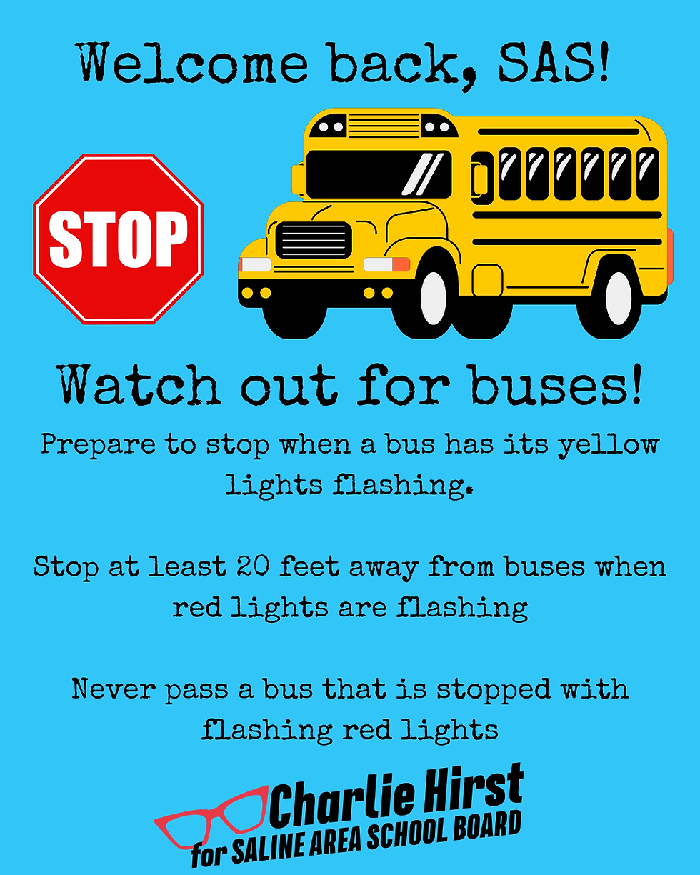 Image description: Yellow school bus with red stop sign