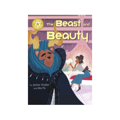 modern looking cover of beauty and the beast