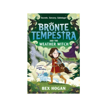 Bronte walking with a snowy backdrop and witch in the distance