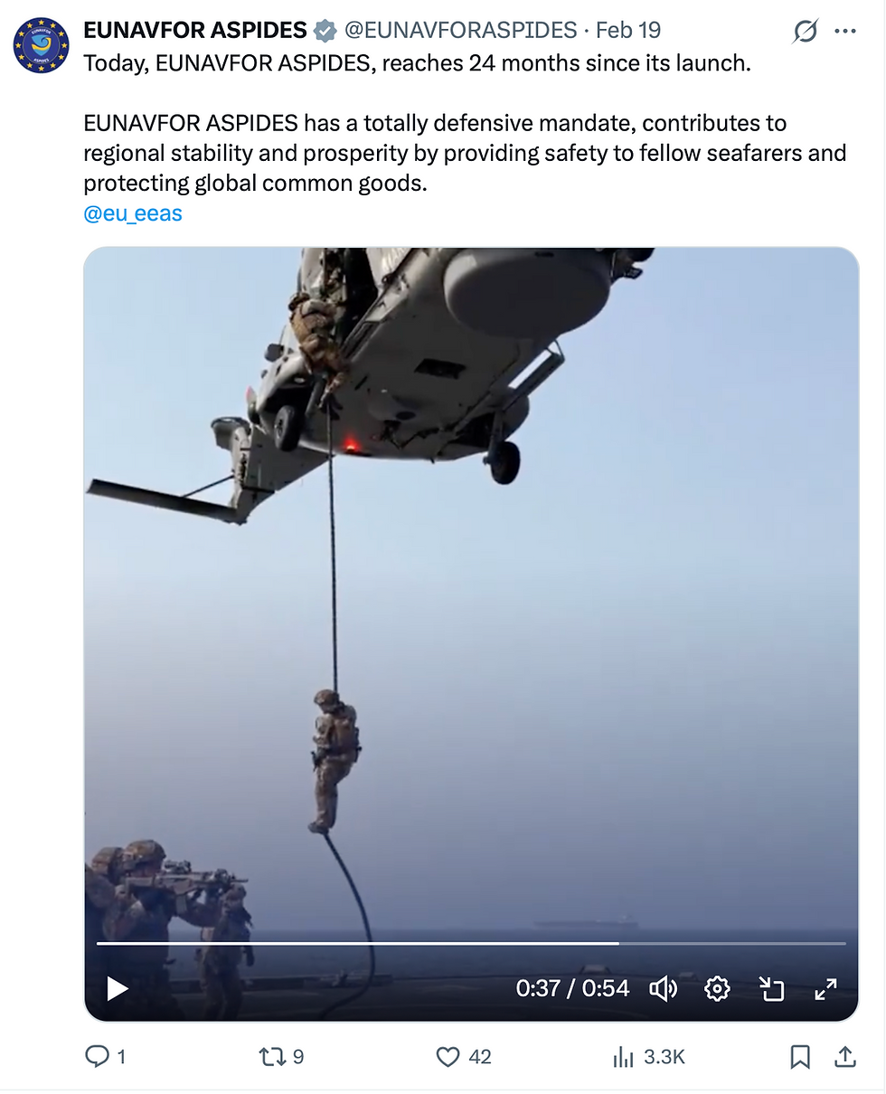 Hormuz Crisis: Update and European Response