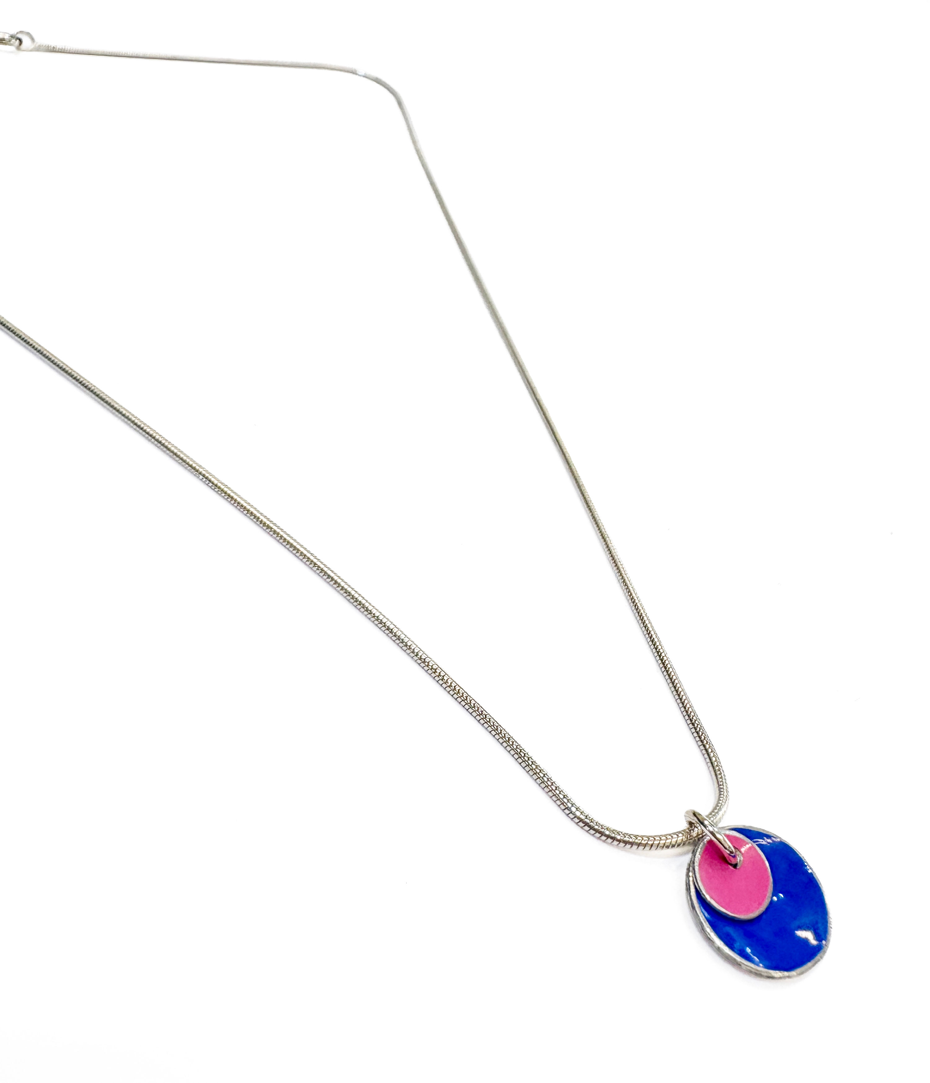 Abby Filer - aluminium dome necklace