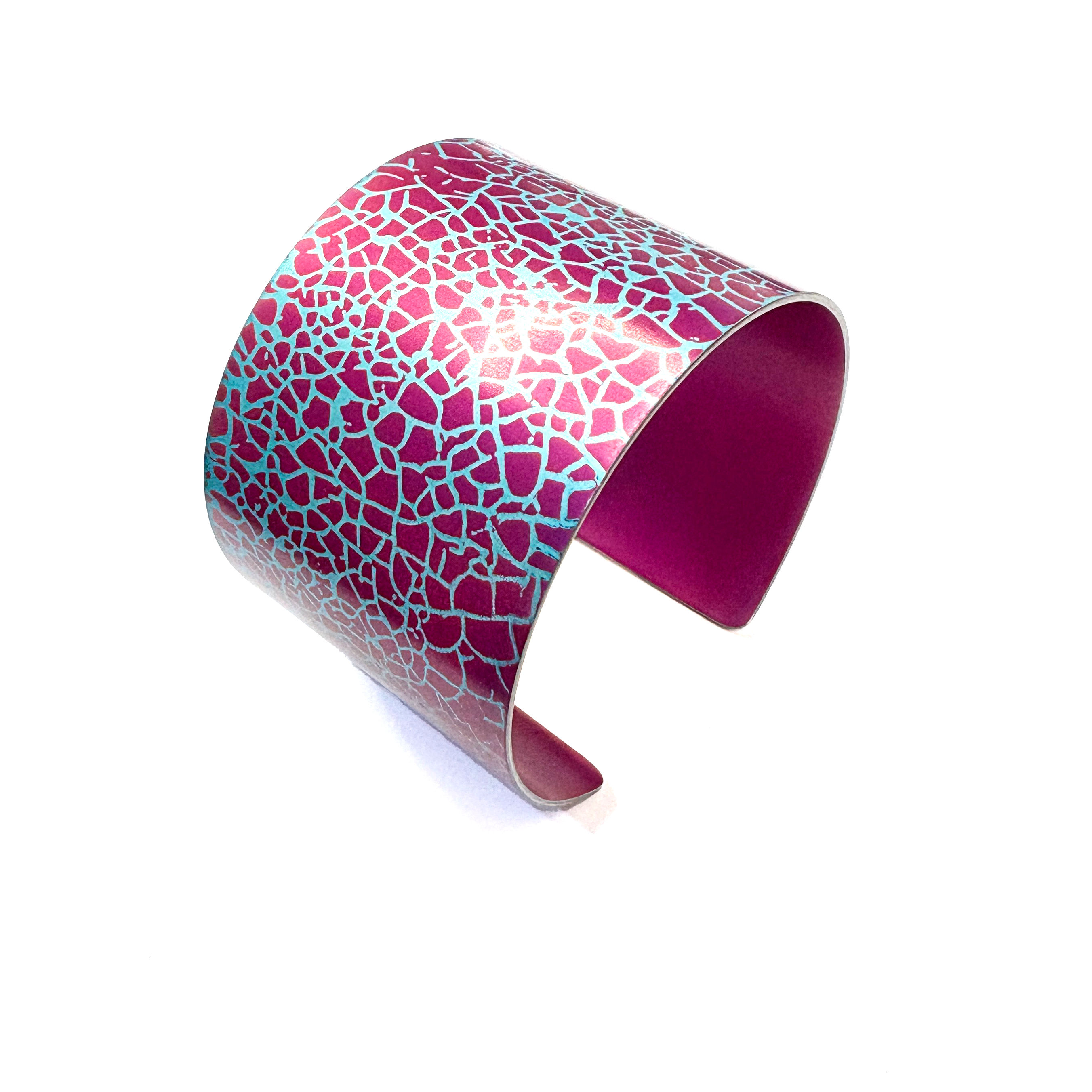 Joanne Cox - Anodised aluminium cuff