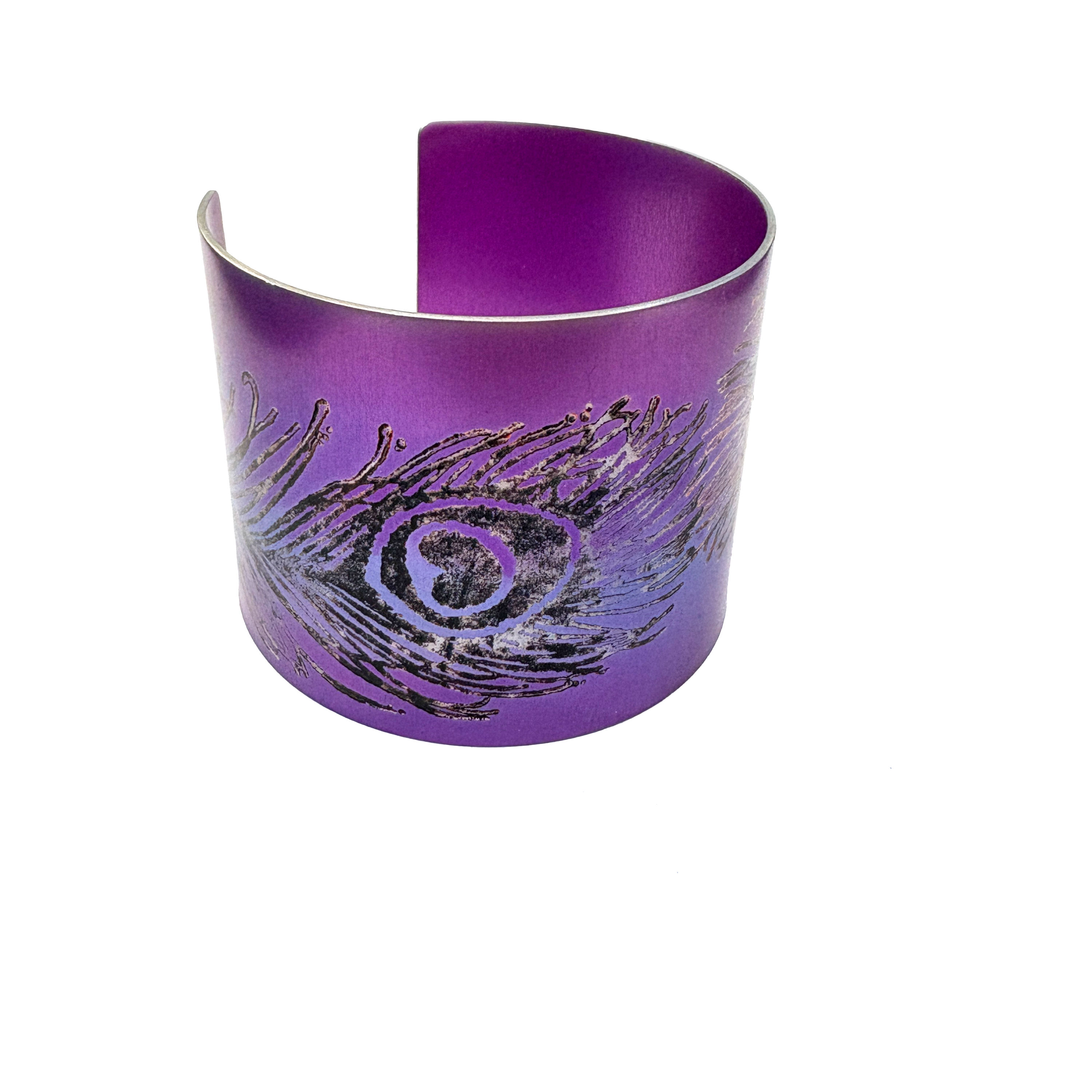 Joanne Cox - Anodised aluminium cuff