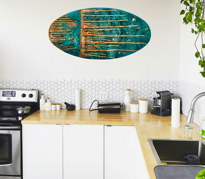Celestial sky Copper Art Oval 1200 x  610mm .png