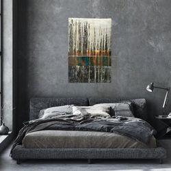 steel and copper art panel