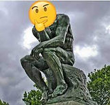 мыслитель со самйликом задумчивости