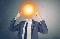 загореться идеей- голова как лампа накаливания