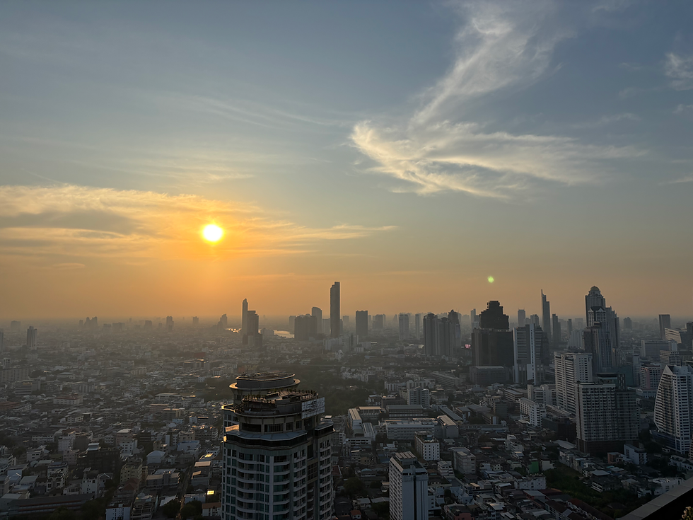 Uitzicht in Sathorn, Bangkok