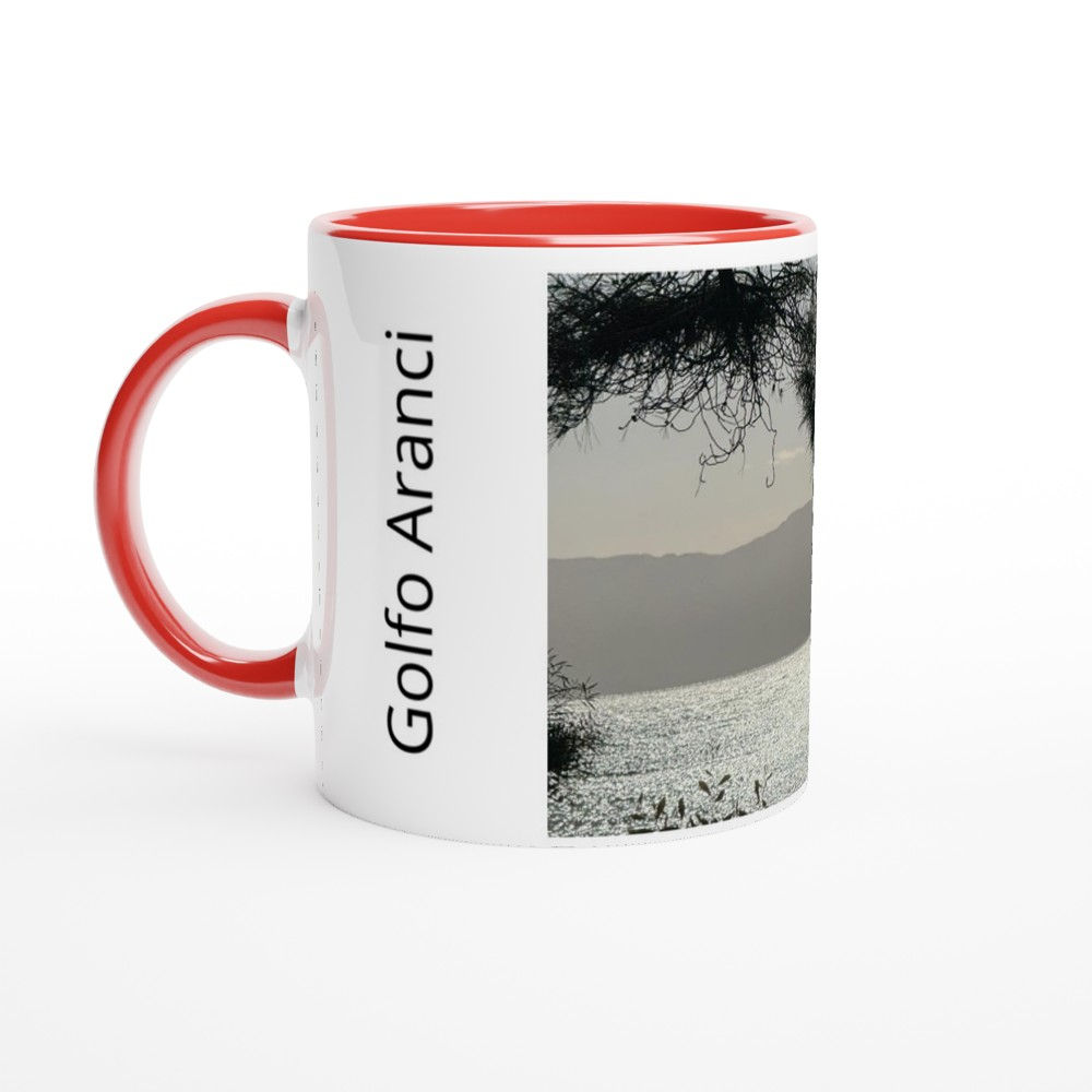 Ceramic Mug with Color Inside Tazza Mug Botanica -