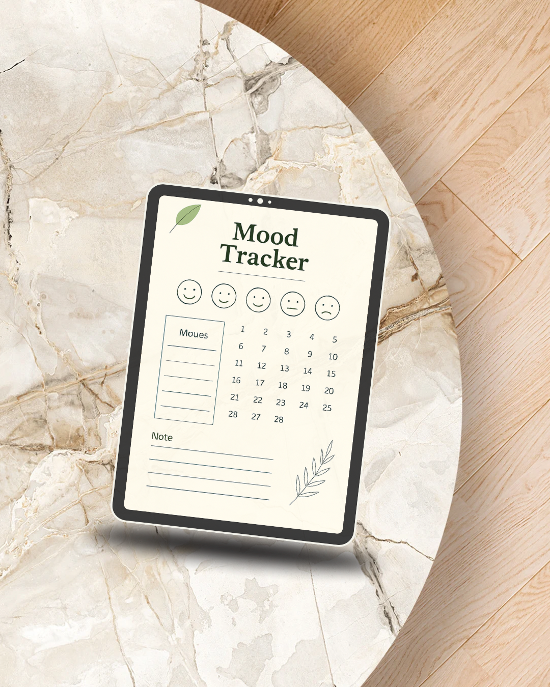 Mood Tracker – Planner Emozioni Botanico – PDF Stampabile