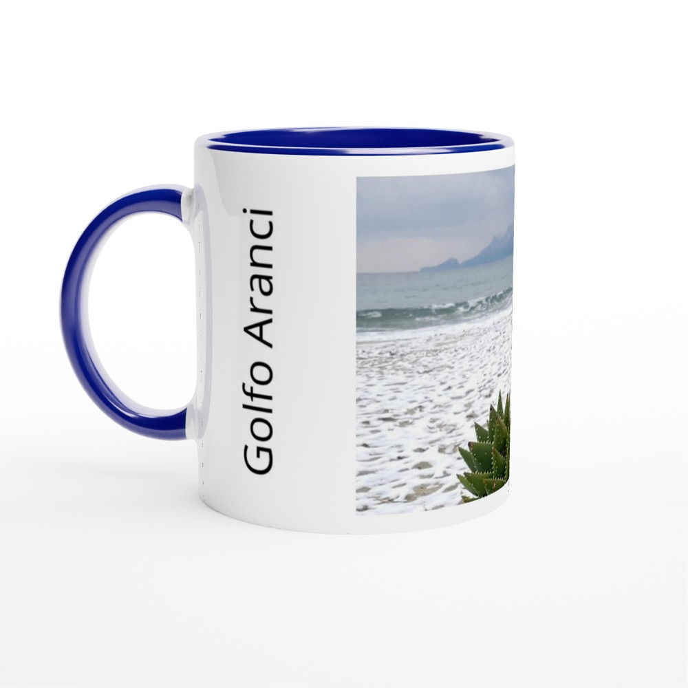 Ceramic Mug with Color Inside Tazza Mug Botanica -