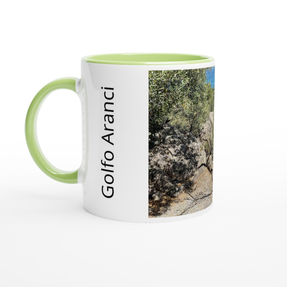 Ceramic Mug with Color Inside Tazza Mug Botanica -