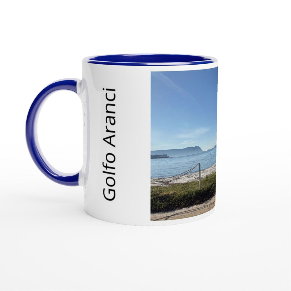 Ceramic Mug with Color Inside Tazza Mug Botanica -