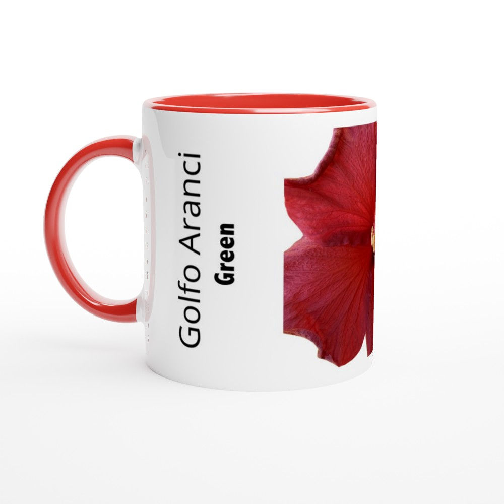 Ceramic Mug with Color Inside Tazza Mug Botanica -