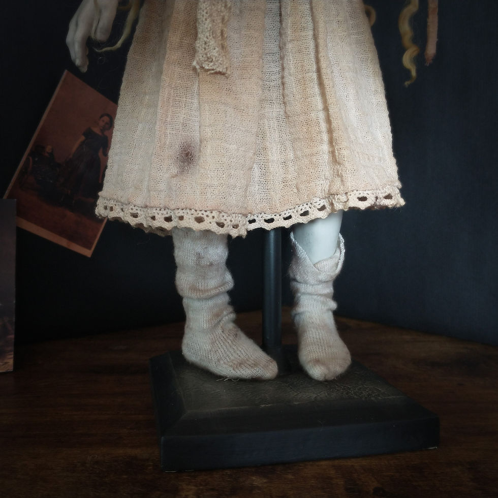 Thumbnail: whimsical art dolls socks