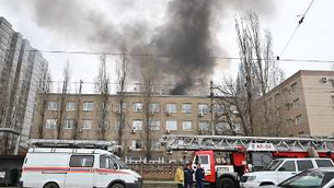 Դոնի Ռոստովում ԱԴԾ շենքի մոտ բռնկված հրդեհից հետո անվտանգության նկատառումներով տարհանում են մարդկանց