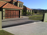 Tubular Style Bar Gate with Spear Tops 9m Wide Gate