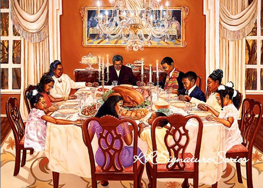 Together We Give Thanks / 30"x 40"Canvas