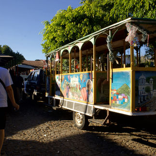 old run down tourist transport