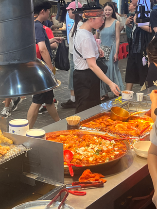 Tteokbokki stall