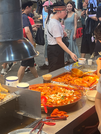 Tteokbokki stall