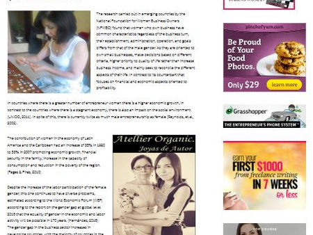 Entrepreneur Women in Development Countries by @AtellierOrganic