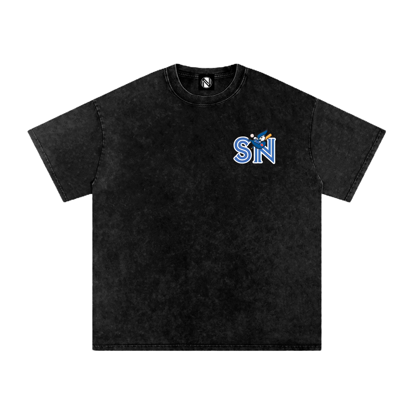 SN X JAYS Snow Washed Oversized Cotton UNISEX T-Shirt