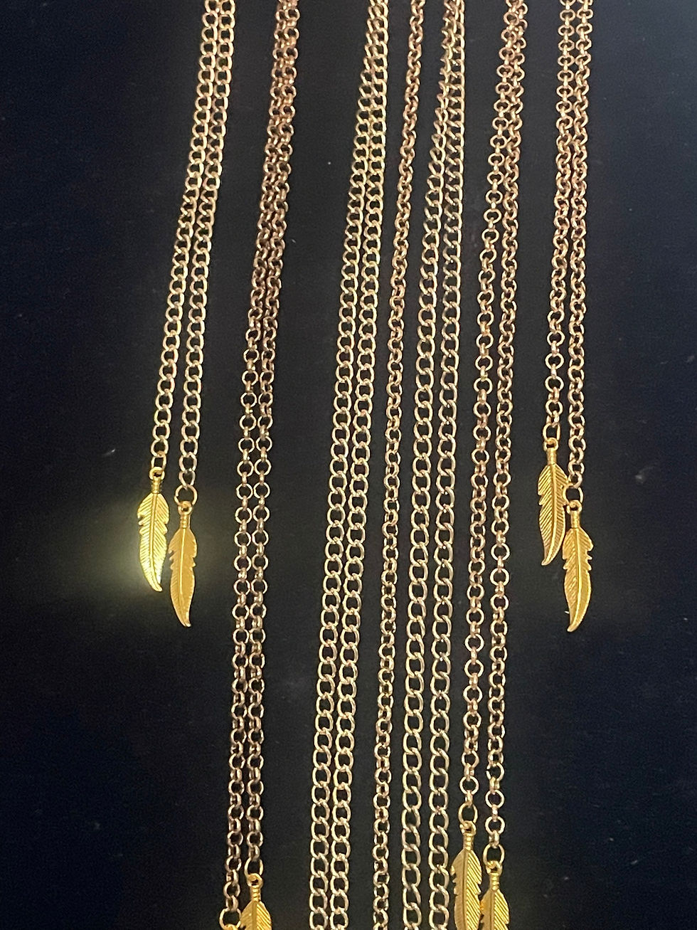 Thumbnail: Feather Tassel Necklace 