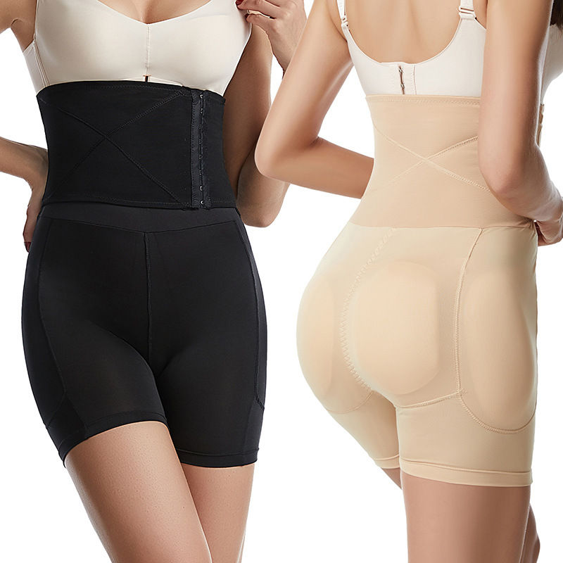 Body Shaping High-Waisted Compression Pants with Padding