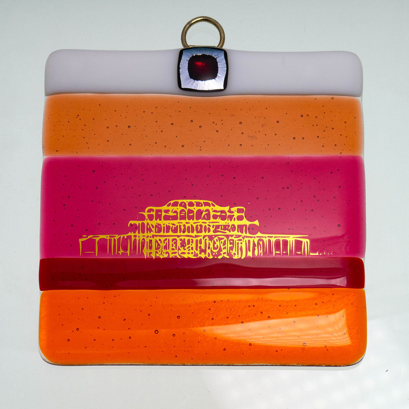 BRIGHTON PIER - Glass Plaque - Sunset