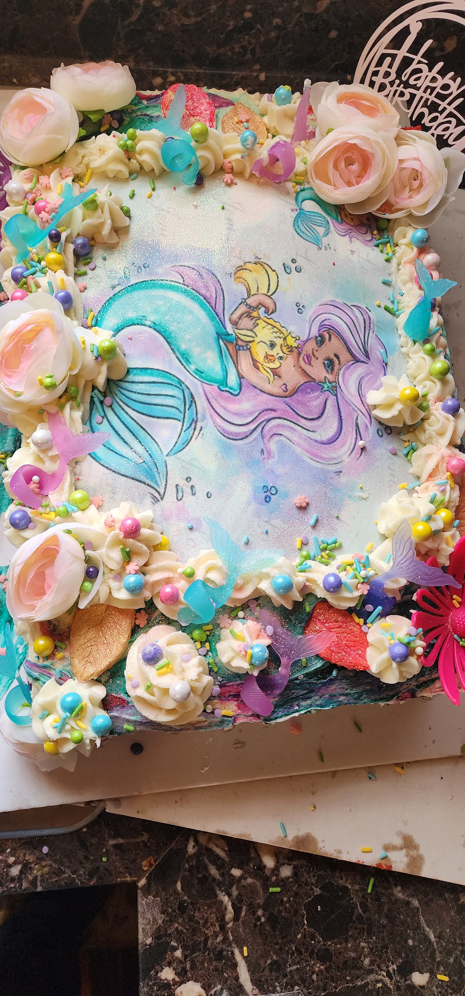 Mermaid cake