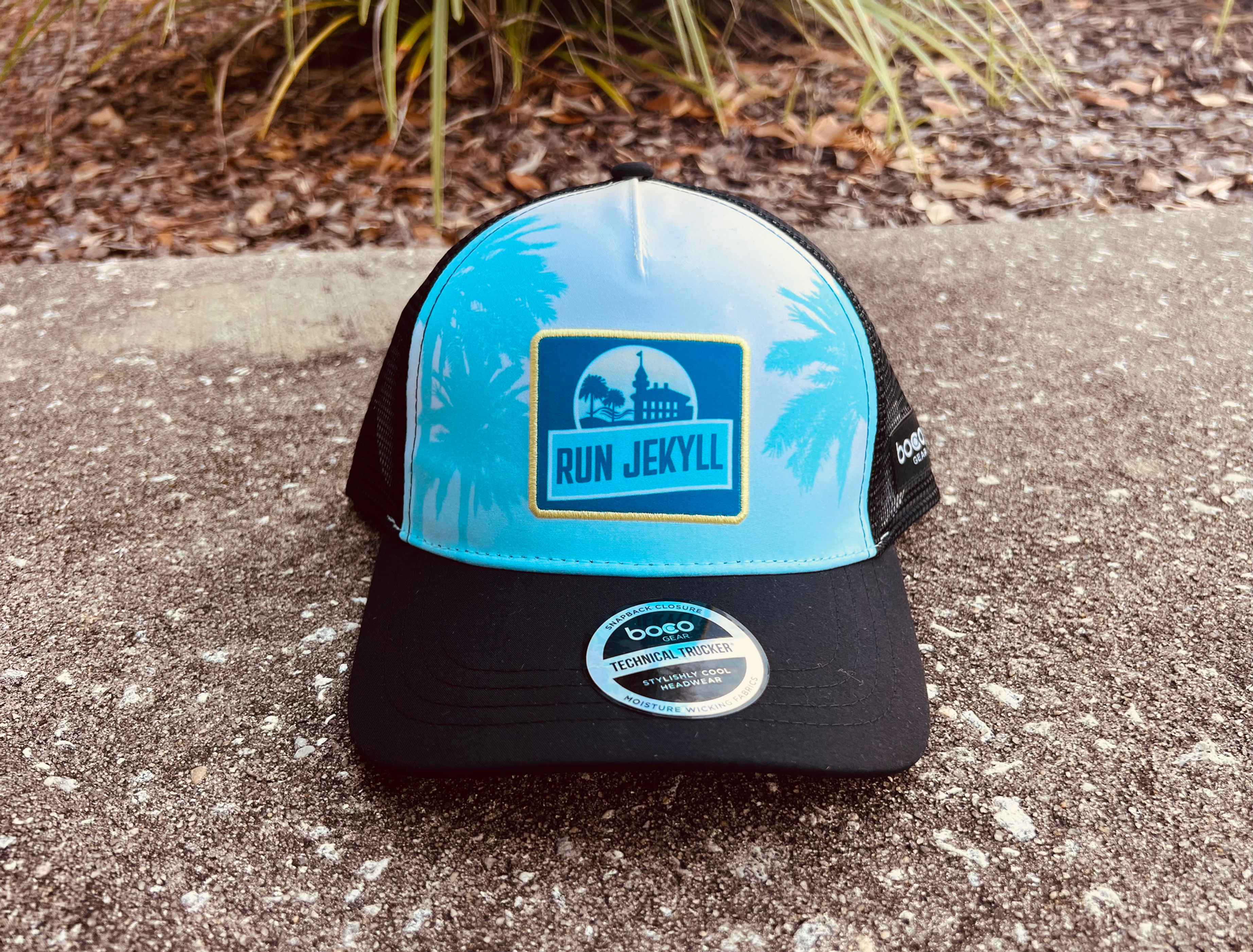 Run Jekyll Technical Trucker Hat
