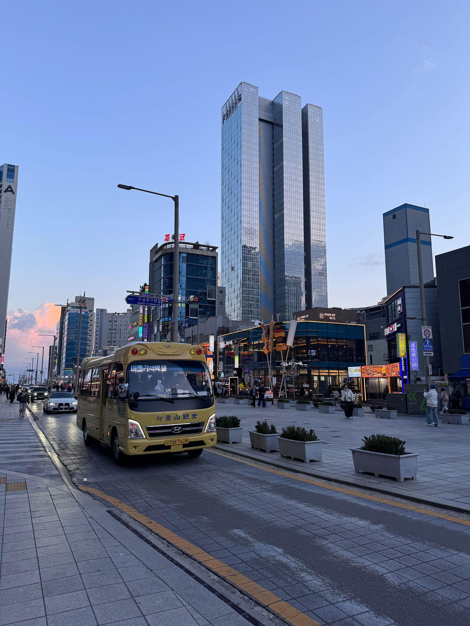 Busan at night