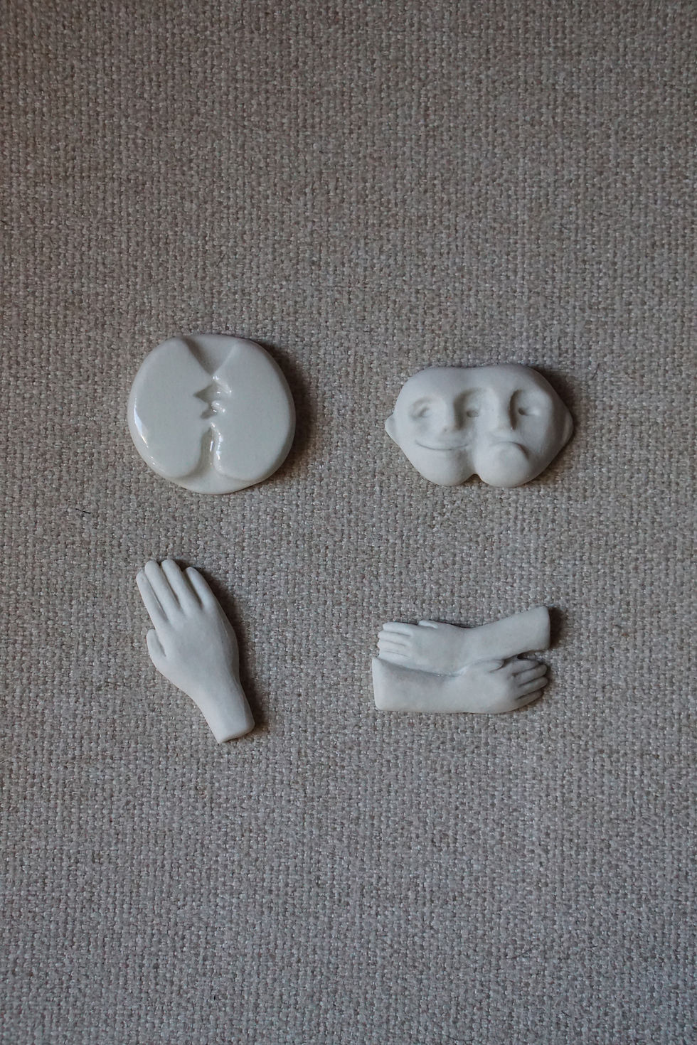 Miniature : Emotion double - Broche