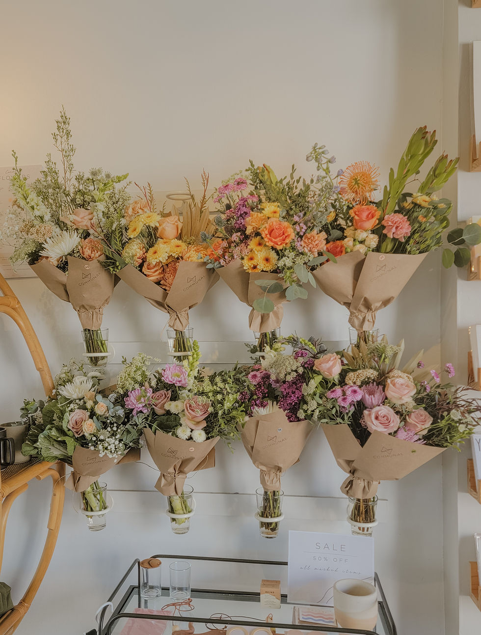 flower bouquet wall