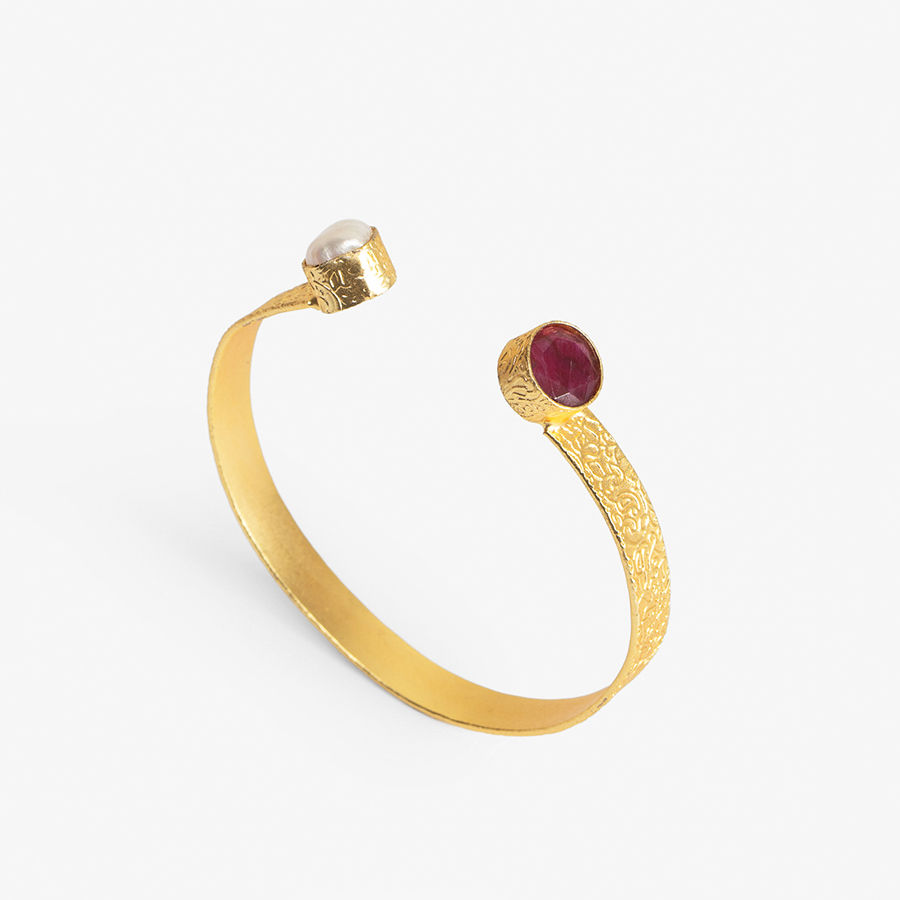 Twin Stone Cuff