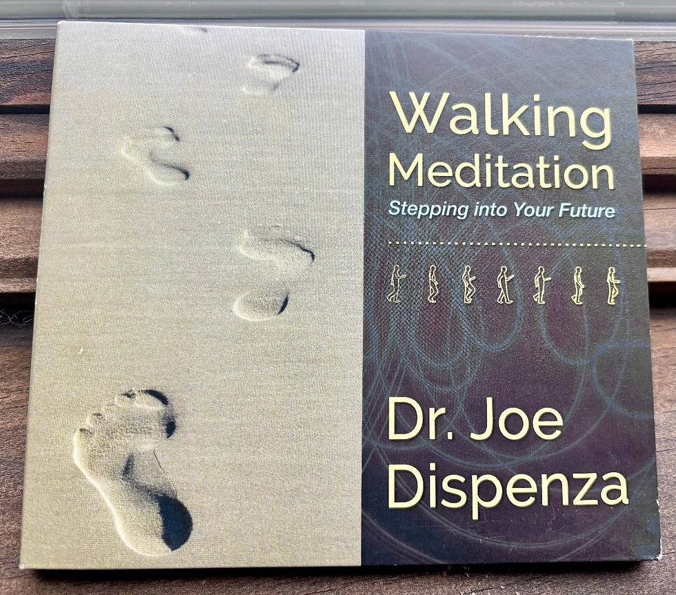 CD cover for Walking Meditation Stepping Into Your Future.