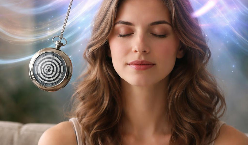 woman receiving hypnosis 