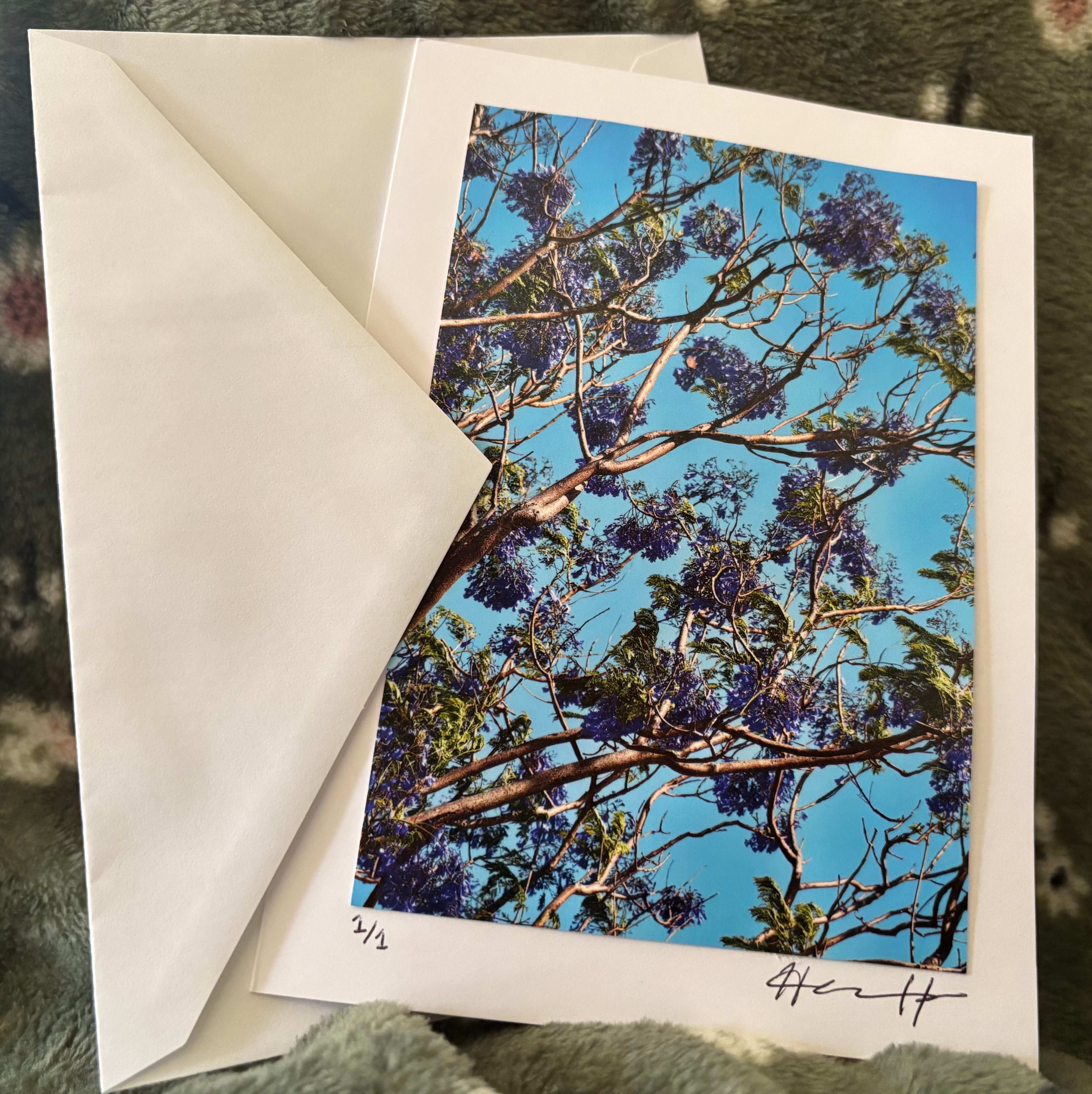 Floral greeting card