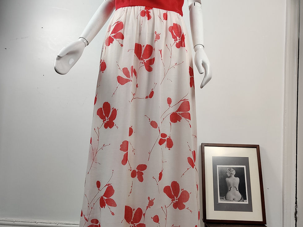 Thumbnail: 1970s Jean Allen Maxi Sun Dress and Bolero