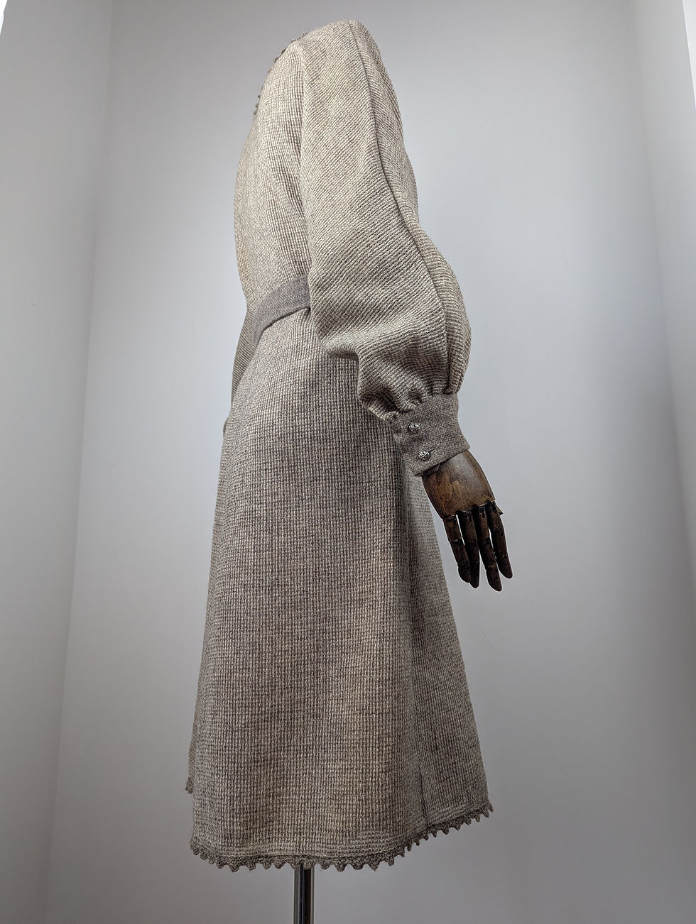 Thumbnail: Vintage 1970s Anna Roose Wool Dress