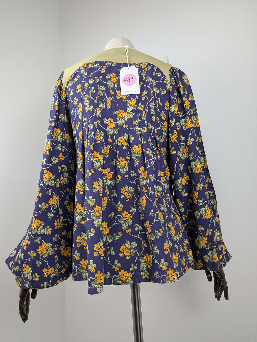 Thumbnail: 1970s Jeff Banks Smock Blouse