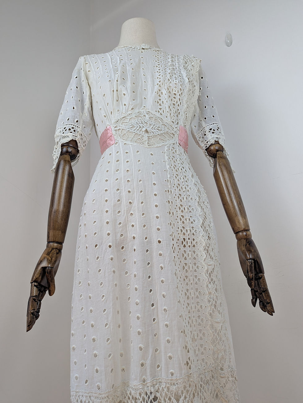 Thumbnail: Edwardian White Lace Dress