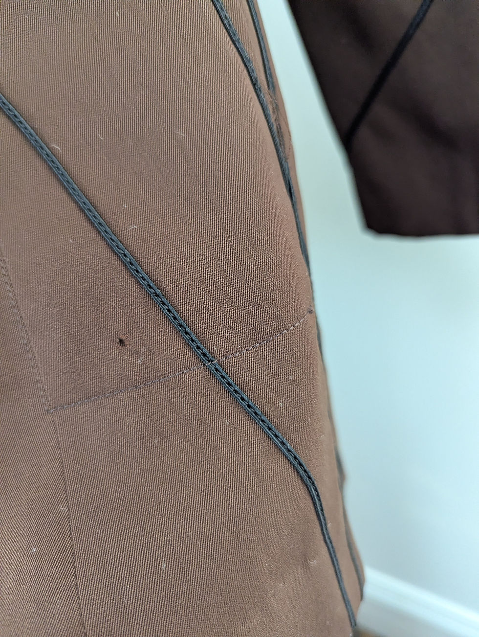 Thumbnail: Vintage 1970s Thea Porter Brown Wool Suit 