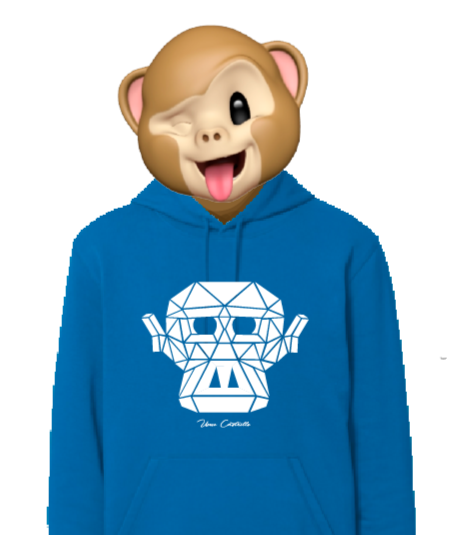 Miniatura: Sudadera "El Mono" con capucha