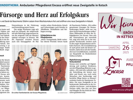 Mit Herz und Fürsorge auf Erfolgskurs: Unsere neue Zweigstelle in Ketsch ist eröffnet!