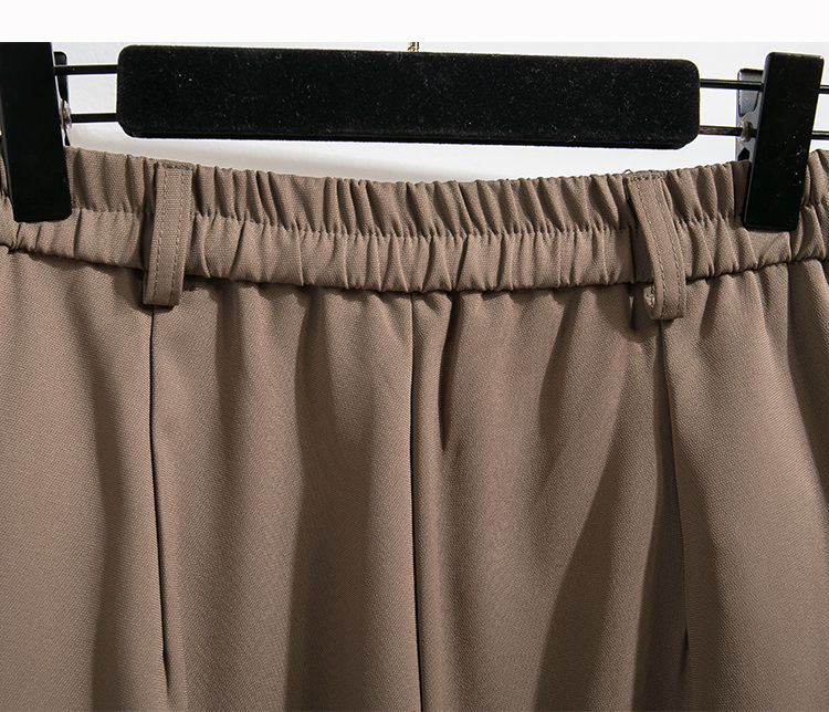 Thumbnail: Plus Size Pants Women 2024 Autumn New Arrivals High Waist Wide Leg Loose Ladies 